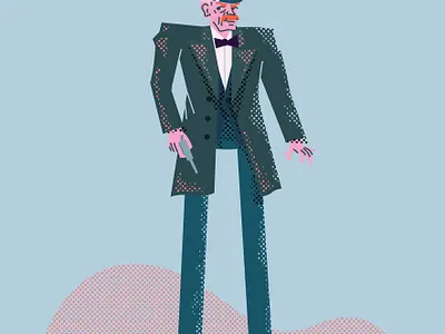 Arthur Shelby character character art character concept characterdesign color design flat illustration peaky blinders texture vector