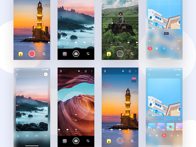 Hello everyone, this is a product about travel features. app camera design travel ui