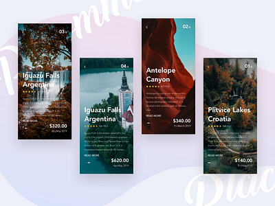 a wide variety of attractions page app attractions design ticket trip ui