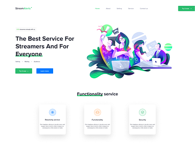 Mailing Service blue clean design general green illustraion orange ui web web design webdesign website website design white