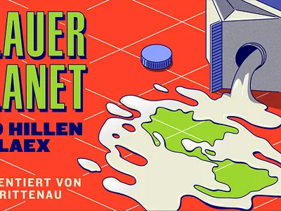 Milk Planet albumcover art color graphicdesign hamburg illustration illustrator lines milk minimal pattern texture typography vector vegan