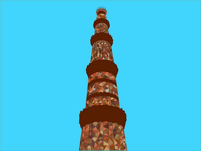 Low Poly Illustration illustration indian heritage