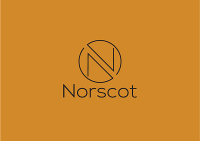 norscot minimalist logo flat logo logo logo design minimal minimalist logo modern logo