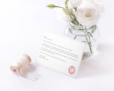 Thank You Card branding businesscard logo typography