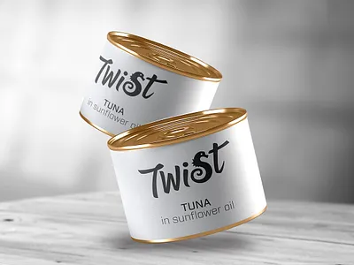 packaging design - "TWIST" seafood csomagolastervezes fishlogo packagingdesign tonhalcsomagolas tunafish tunapackaging typologo