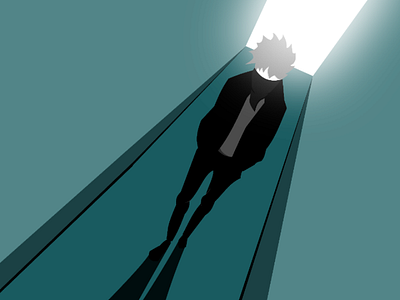Walk away - Illustration illustration simple trying