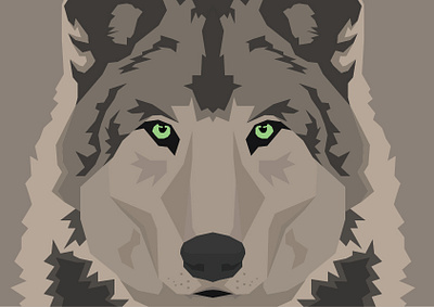 animal designer designpeak icon illustration logo vector wolf