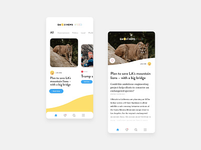 Emoji News App Concept app app design branding emoji flat mobile app mobile app design mobile design mobile ui news app ui uiux uiux design ux web