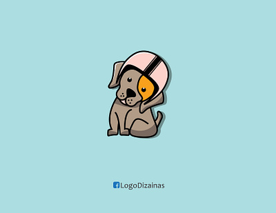 dog illustration animation branding creative creative design design dog dog illustration dog logo flat helmet helmet design icon illustration logo vector web