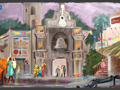 Casa art concept art design digital paint illustration paint painting photoshop
