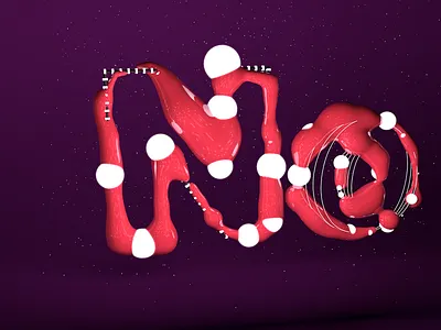 I have No idea 3dlettering design illustration typography