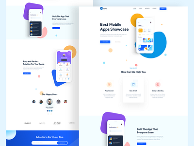 App Landing page design 2019 trends clean design creative landing page landing page design landing page ui landingpage minimal ui ui design uidesign web web design webdesign website website concept