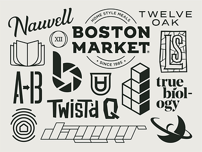 Logo Graveyard branding identity logo logo design shapes type vector