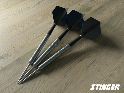 Darts Stinger 180 3d 3d art 3d modeling 3d printing bdo darts design lathe product design