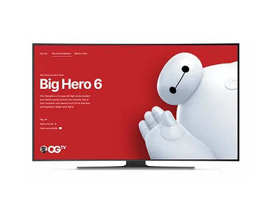 OGTV branding design interface logo ui ui ux ui design ux