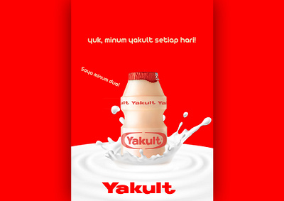 Yakult Poster Design branding design