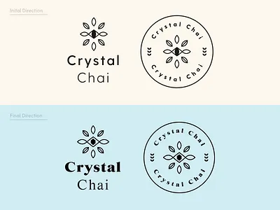 Tea Branding Directions badge logo brand brand identity branding chai flower logo logo design minimal modern monoline nature plant tea tea branding tea logo
