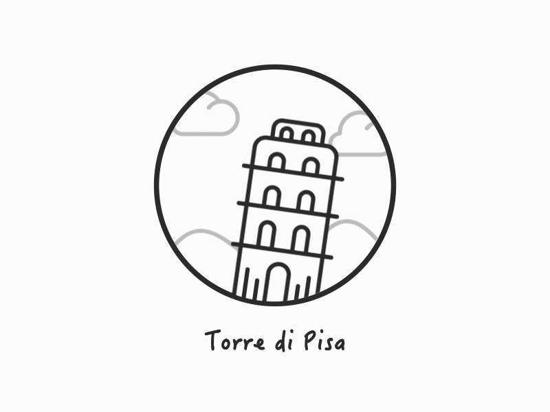 Landmark animations ae aftereffects ai animated icons animation city graphic illustration lanmark socialmedia tinder twitter vector