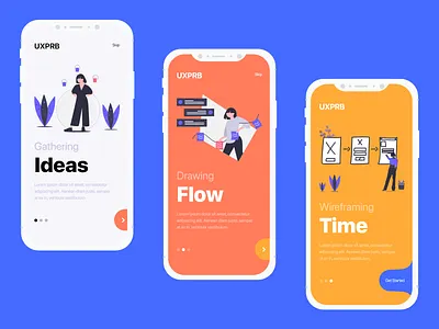UXD Onboarding adobe illustrator adobe photoshop adobe xd app design interaction design ui