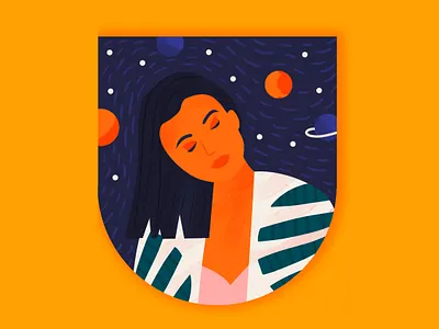 Everything in the universe is within you 36daysoftype design graphic illustration space type universe