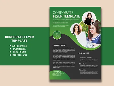Business Flyer a4 a4 size advert advertise advertising agency business clean clear company concept corporate creative design editable flexible flyer formal modern template