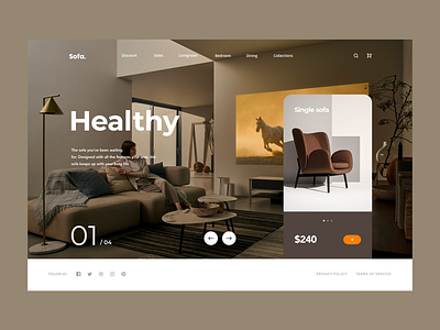 Furniture web design furniture sofa web