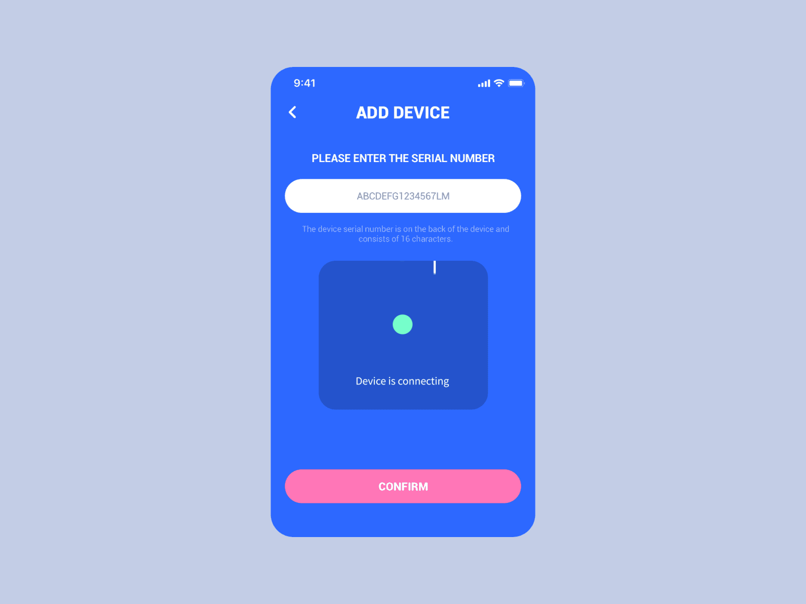 Connect device loading animation connect loading