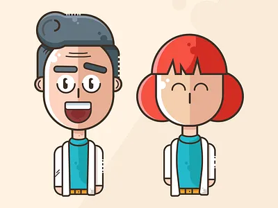 Character Design avatar avatar icons character character design professor vector