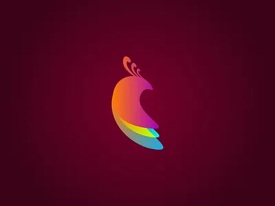 bird bird bird logo gradient nature vector