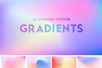 Unicorn Vector Gradients branding color palette free freebie freebies gradient gradients graphic design rainbow ui unicorn vector