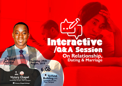 Interactive Q&A Session design illustration minimal