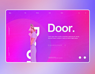 Gradient charm web webdesign