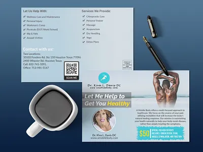 HEALTH CARE EDDM POSTCARD adobefaysal advertisement body building bodybuilding branding business advertising business flyer clean postcard design clinic digital marketing doctor gym healthcare healthy hospital postcard postcard design postcard marketing yoga