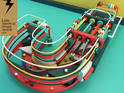 Letra J GOLD PlayFont 3d 3d artist 3dfont 3dtype 3dtypo colors constructivism constructivista playfont type