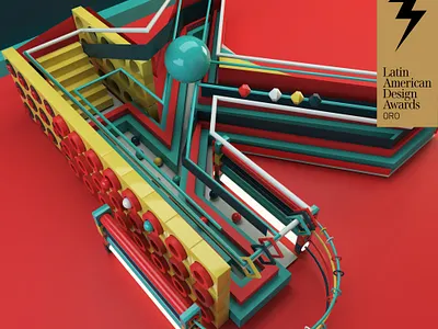 Letra K GOLD PlayFont 3d 3d artist 3dfont 3dillustration 3dtype 3dtypo colors constructivism playfont type