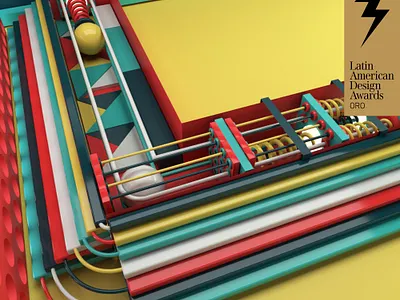 Letter L PlayFont 3d 3d artist 3dfont 3dillustration 3dtype 3dtypo colors constructivism playfont type