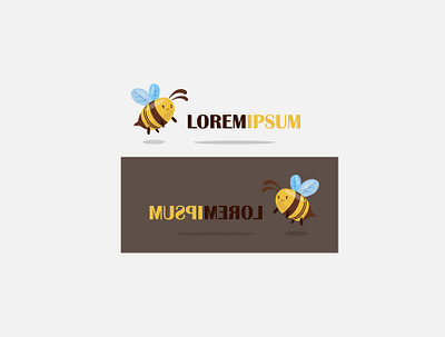 BEE CUTE animation artist artwork bee brand branding design design art flat icon illustration illustrator like logo logo design logos logotype vektor