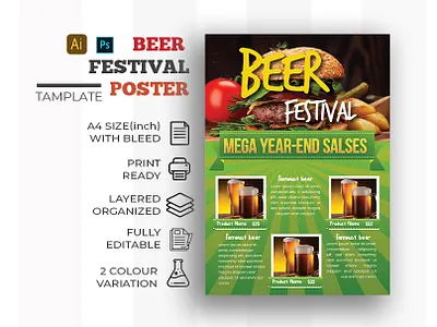 beer fest poster alcohol bavaria beer beer bash beer festival bubbles celebration drink drinks drops event festival flyer german gold invitation munich octoberfest