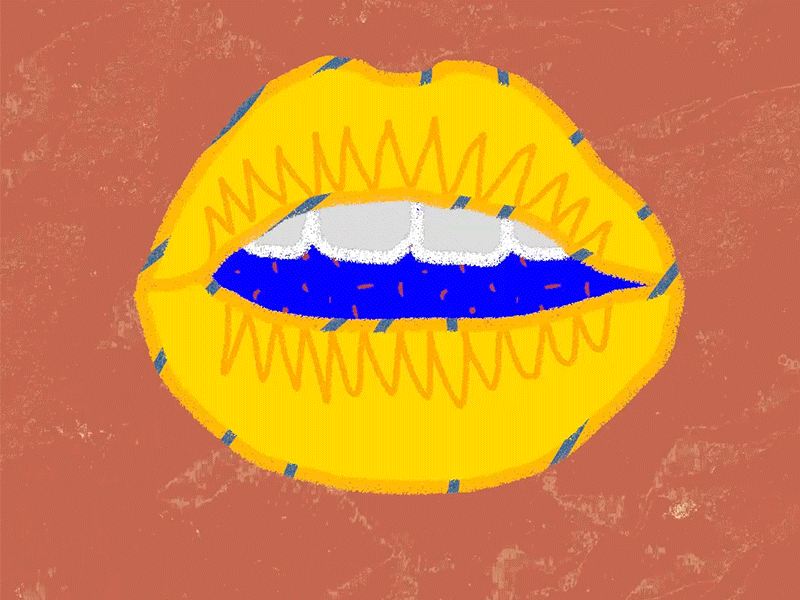 Beso after effects animation design illustration illustrator kiss motion graphics mouth photoshop