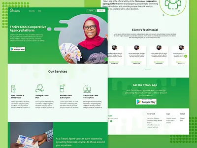Mobile UI for Tmoni Web design illustration ui vector web website