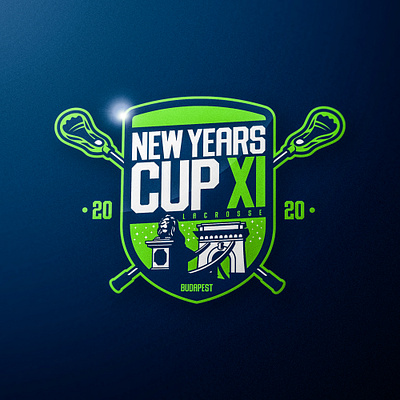 New Years Cup XI 2020 branding budapest budapest lacrosse design hungary lacrosse logo logo design new years cup 11 new years cup lacrosse tgers diy vector