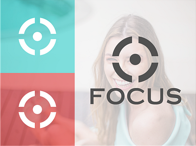 Focus brand agency brand identity branding clean creative design design concept logo logo design minimal vector