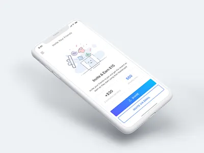 Invite Friend 👋 bank bank app finance friend invite mobile mobile ui referral vietnam