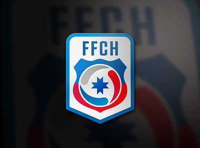 Chilean Football Federation (Re-Imagined) branding design flat football football logo illustration logo minimal vector