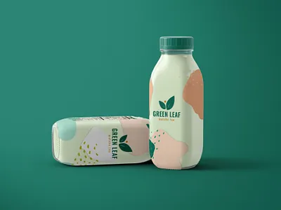 Green Leaf Package Design branding design graphic design mockup package design packaging packaging mockup