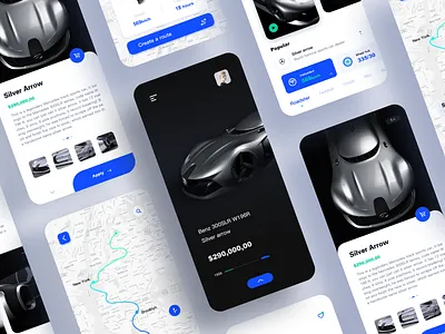 Silver arrow(2) app design icon logo ui ux 应用 插图 类型 设计