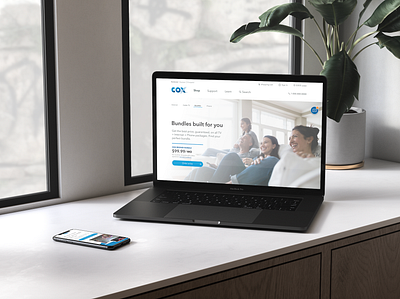 Cox Communications Responsive Web app design branding designinspiration landing pages product design responsive web sketchapp ui uidesign ux uxdesign