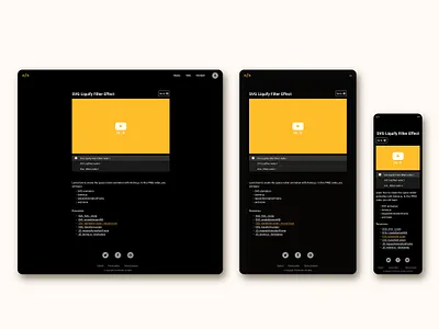 course content page for FrontEnd30 website / UI design content page course responsive ui ui design video ui