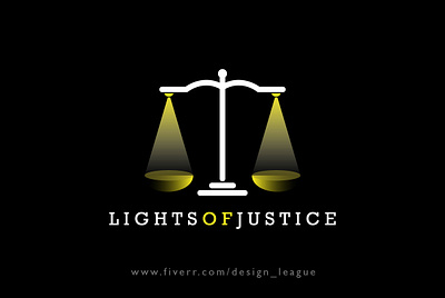 Lights of Justice logo artwork branding brandingdesign clean concept conceptual design creative agency creative design fresh design icon illustration logo justice justice logo light light logo minimal minimalist minimalist logo vector