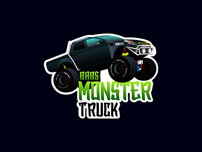 MONSTER TRUCK car colors combination concept creative design dribbble illustration monster truck vector